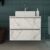 Gabinete Suspenso para Banheiro 60cm 2 Gavetas BN3607  Mármore Branco