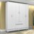 Guarda-Roupa Casal 6 Portas 2 Gavetas Flash Ii  Branco