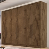 Guarda-Roupa Casal Oslo 6 Portas 6 Gavetas 100% Mdf Brauna – Mademarques