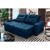 Sofá Retrátil/Reclinável Sevilha 3,00m Suede Velut Azul Marinho c/ Molas Ensacadas – King House