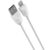 Cabo Lightning, Sincronização e Recarga 12W 2.4A, Ultra Flexível, 1 metro, Branco, S810, ELG