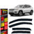 Calha de Chuva Jeep Compass 2017 a 2026 4 portas TG Poli Defletor Portas Protetor Janelas Fumê