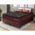 Conjunto Cama Box c/ Molas Ensacadas Toronto Vermelho Queen 158x198x66