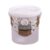 Pote Redondo Plástico Plasútil Açúcar 1,8L, com Tampa Rosca, Branco – 6400