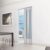 Porta Sanfonada de PVC 210x72cm Plastporta BCF Puntinato