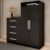 Cômoda Paris 2 Portas 4 Gavetas Preto Fosco – Panorama Móveis