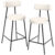 Kit 02 Banquetas Baixa Para Cozinha Sala De Jantar Bancada Milão L02 Linho Cru – Lyam Decor