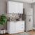 Cozinha Compacta Americana 5 Portas 3 Gavetas 100% Mdf Branco – Henn