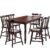 Conjunto Mesa de Jantar 160cm com 6 Cadeiras Estofadas Multimóveis CR50086