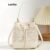 (Trendy) Lovito Casual Bolsa Feminina Simples de Palha com Cordão Colorblock LFA18701