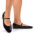 Sapato Feminino Sapatilha Bico Quadrado Mary Jane Boneca Social para Trabalhar