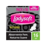 Absorvente Ladysoft Noturno Suave com Abas 16 Unidades Leve mais Por menos