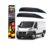 Calha de Chuva Fiat Ducato 2018 a 2025 2 portas TG Poli Defletor Portas Protetor Janelas Fumê