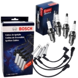 Kit Cabo Bosch + Vela Denso Fiat Palio 1.0 1.3 8v 2000 A 200