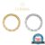 【LOMISS】Piercing Argola Clik TitÂnio G23 Pvd Detalhes ZircÔnias Lateral《Lomiss piercing》