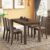 Conjunto Sala de Jantar Rosa Madesa Mesa com 4 Cadeiras – Rustic/Crema/Pérola
