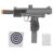 Pistola AirSoft Spring Mini Uzi M36 6mm Preta – Double Eagle + Esfera + Alvo