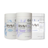 Kit 3 Creme Massagem Drenagem Linfática Profissional Raavi