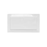 Travessa Wolff de Melamina Retangular Branca 35cm x 19,5cm