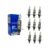 Kit 10 Lâmpadas H1 70W 24V Halogena Gauss GL44H1 Inmetro