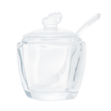 Açucareiro de Vidro com Colher Butterfly 8,5cm x 8,5cm x 11cm – Wolff