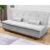 Sofá Cama Estoril 1,90m Cinza Suede Velut – King House