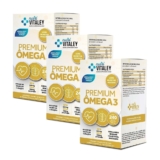 Kit 3 und Nutri Vitaley Ômega Premium 240cps