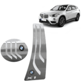 Pedaleira Bmw X1 16/20 Automático Aço Inox – Não fura o pedal