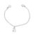Pulseira infantil nota musical prata 925