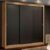 Guarda Roupa Casal Madesa Mônaco 3 Portas de Correr – Rustic/Preto