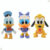 Kit Com 3 Bonecos De Vinil Donald Margarida Pluto 3296 Líder