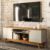 Rack para TV Até 75 Polegadas Colorado 2 Portas Nature/Off White – Linea Brasil