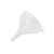 Funil Plasvale Médio 12,10cm x 11,50cm Branco, em Polipropileno – 1219/8300