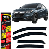 Calha de Chuva Honda HR-V 2015 a 2021 4 portas TG Poli Defletor Portas Protetor Janelas Fumê