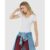Blusa Básica Feminina Decote V Em Viscose Stretch