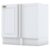 Armário de Cozinha Canto Reto Nova York 1 Porta 1 Prateleira Branco Hp – Henn