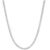CORRENTE PRATA 925 GRUMET 1×1 ITALIANA 60CM 4MM