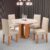 Mesa de Jantar 4 Lugares Marta Mel/Blonde/Nude 27067 – Viero Móveis