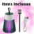 Lâmpada Elétrica Mata-Mosquitos Com Luz UV Usb Recarregável Armadilha Para Insetos