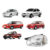 Farol Corsa Sedan Hatch Wagon Pick Up Wind Classic 1994 a 1999 Carcaca Preta Mascara Cromada Lado Esquerdo