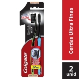 Escova Dental Colgate Slim Soft Black Leve 2 Pague 1