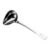 Concha para servir molhos e chocolate Aço Inox 22cm Prata