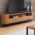 Rack para TV Até 60 Polegadas Blumenau 100% Mdf 2 Gavetas Freijó/Preto – Panorama Móveis