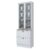 Cristaleira Americana Henn 2 Portas de Vidro 2 Gavetas