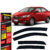 Calha de Chuva Chevrolet Onix e Prisma 2013 a 2019 Inteiriça Slim 4 portas TG Poli Defletor Portas Protetor Janelas Fumê