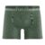 Cueca Boxer sem Costura Cós Listrado Verde Floresta