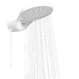 Ducha Moment Zagonel Eletrônica Chuveiro Elétrico Branco Temperatura Progressiva 127V ou 220V