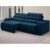 Sofá com Porta Copos Carregador USB Ret Rec Samurai 2,30m Velosuede Petróleo – NETSOFAS