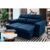 Sofá Retrátil Reclinável Verona 1,50m Suede Velut Azul Molas Ensacadas – King House