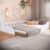 Cama Montessoriana Casal Memphis Branco – Art In Móveis